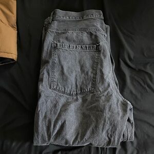 Black Faded H & M Super Baggy Jeans